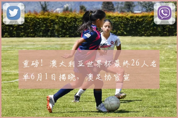 重磅!澳大利亚世界杯最终26人名单6月1日揭晓,澳足协官宣